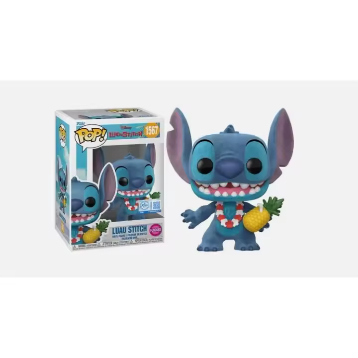 Funko pop Luau Stitch Flocked 1567 Disney Lilo&Stitch - 1