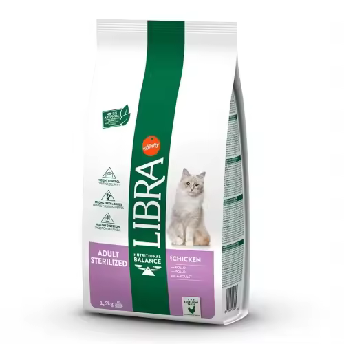 Libra Cat Sterilized Pollo 1,5 Kg. - 1