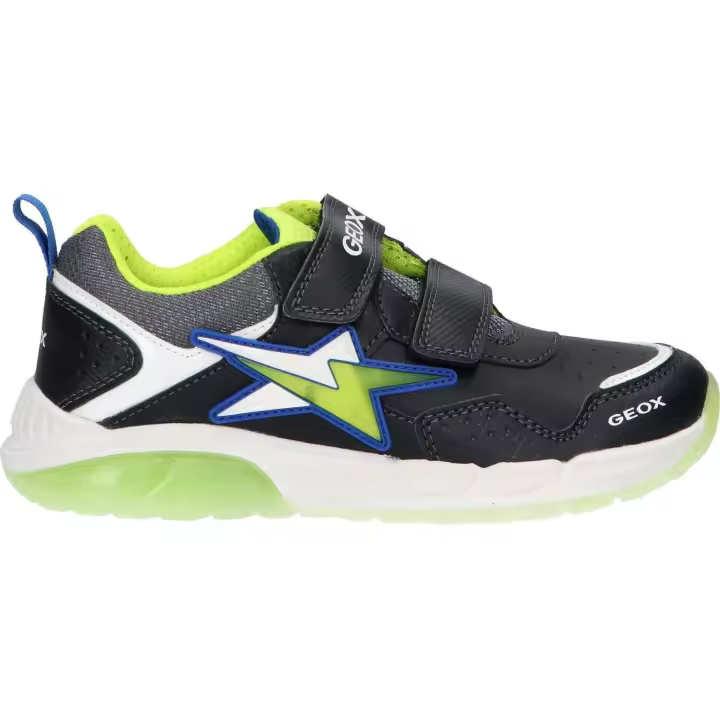 Deportivas de Niño geox J36CQA 0BU11 J SPAZIALE BOY C0802 BLACK-LIME - 1