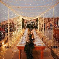 Luz De Encaje LED Para Cortina 6M 8 Modos Decoración De Año Nuevo Fiesta Navidad Boda Y Hogar Guirnalda De Farolillos Navideños - details 0