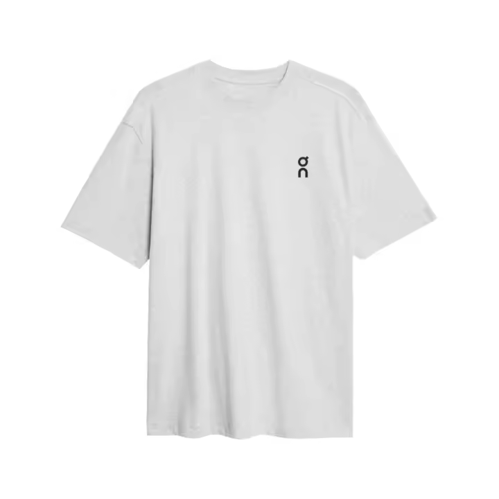 Camiseta Gris On Running Club T Crater de Corte Holgado - 1