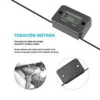Timer De Motor De Gasolina Universal IP68 Horómetro De Motor Para Moto ATV Barco Medidor De Tiempo De Funcionamiento Inducción - details 2