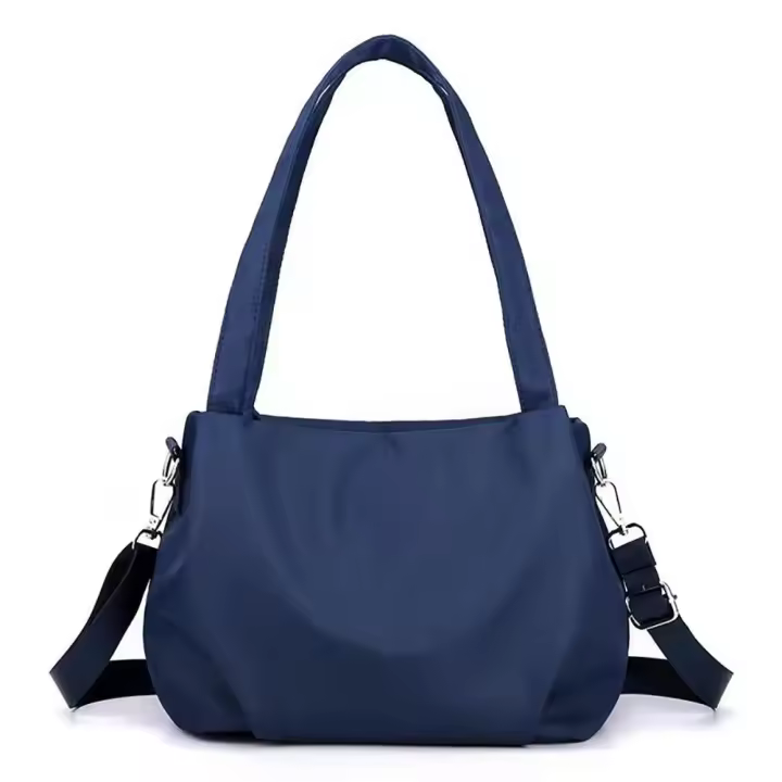 Bolso bandolera de nylon de color sólido para mujer Bolso de Ma casual ligero y resistente al agua con Asa de hombro - 1