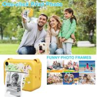 Cámara Digital Para Niños Con Impresora Térmica Portátil Fotografía Educativa Juguete Regalo Para Edad 3-12 Años Mini Impresora Inmediata - details 19