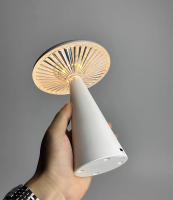 Lámpara De Mesa LED En Forma De Hongo Recargable USB Luz Nocturna Portátil Toque Para Decoración De Sala De Estar Y Dormitorio - details 0