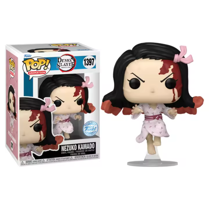 Funko Nezuko Leaping   Demon Slayer  1397  Special Edition  Pop Vinyl exclusiva Kimetsu no Yaiba - 1