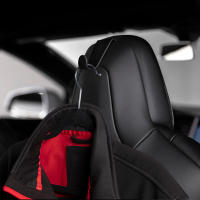Gancho De Chaqueta De Aleación De Aluminio Soporte De Espalda Duradero Para Asiento De Coche Acessorios Interiores Para Tesla Model S X - details 7