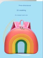Mochila Infantil Arcoíris 2023 Versión Coreana Para Niños Y Niñas De 3 a 5 Años Mochila De Escuela Suave Con Bolsillos Y Cierre De Cremallera - details 8