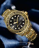 Reloj De Pulsera Masculino ONOLA Vintage Resistente Al Agua Con Correa De Acero Original Moda Casual Lujo Dorado Relogio Masculino - details 4