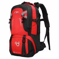 Mochila Senderismo 40L Roja Ligera Impermeable Mochila Viaje Supervivencia Plegable Mochila Mujer Camping Mochila Hombre Trekking Montaña Mochilas Marcha Nórdica Deporte - details 1
