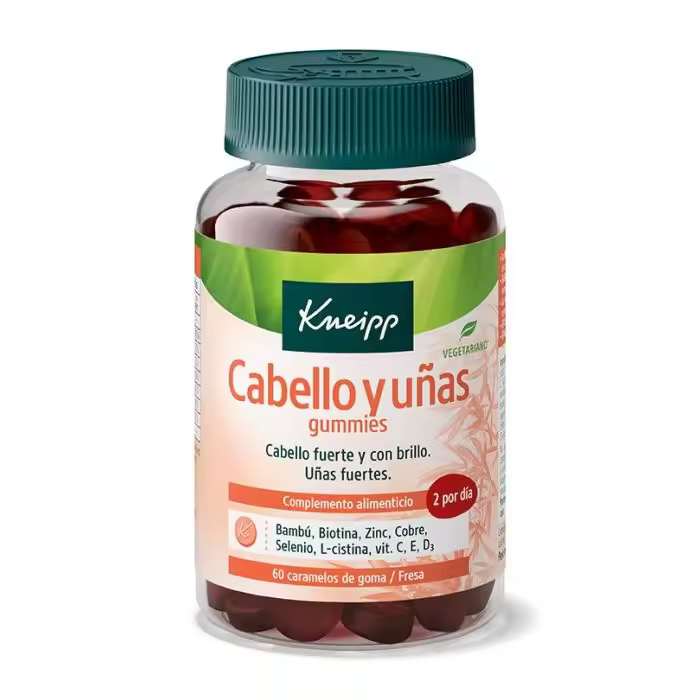 KNEIPP Cabello y uñas 60 gummies sabor fresa - 1