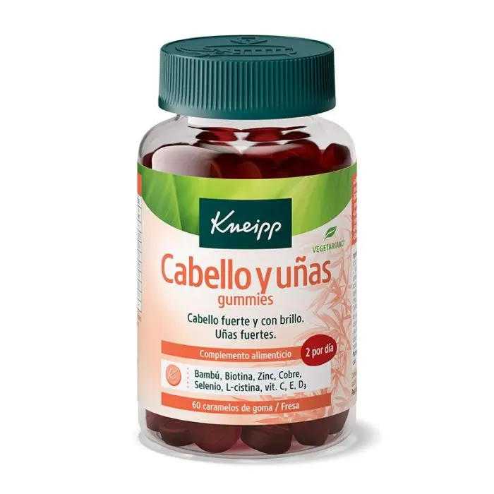 KNEIPP Cabello y uñas 60 gummies sabor fresa - 1