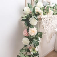 Guirnalda De Flores Artificiales Para Decoración De Habitaciones Jardines Bodas Showers De Bebés Arco Floristería - details 7