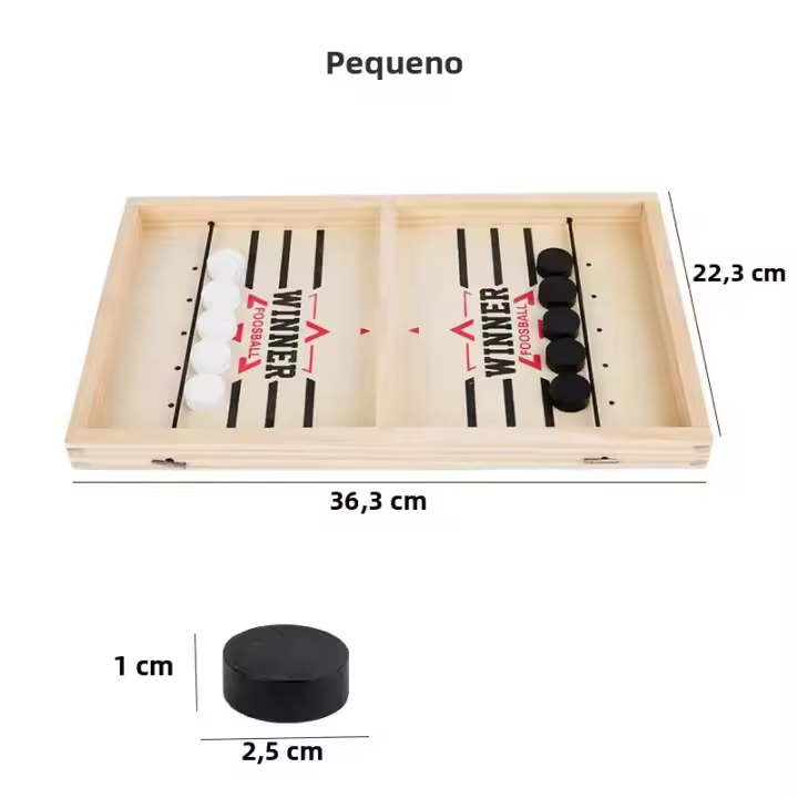 Juego De Mesa De Hockey En Tabla Ganador Rápido Juego De Partido Para Adultos Y Niños Interactivo Familiar Tablero De Batalla Desplazable - 1