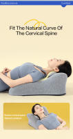 Almohada Multifuncional Para Dormir En La Cama Almohada De Posición Prone Almohada De Espuma De Memoria Poliéster 100% - details 6