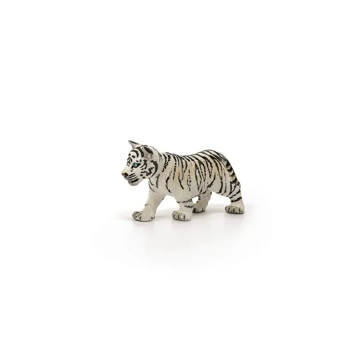 Figura Schleich Cachorro de Tigre Blanco - Belleza Impresionante Pelaje Blanco - Ideal para Coleccionistas - 1