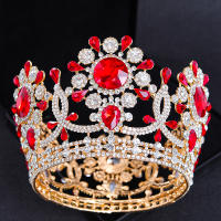 Tiaras Y Coronas De Lujo Para Novia Accesorios De Peluquería De Boda Para Mujeres Adornos De Cabello De Diadema De Concursos - details 2