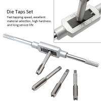 Juego De 32 Piezas De Taps Y Dies De Acero Tungsteno Para Herramienta De Enredo Manual Conjunto De Herramientas De Hilo Metrico Con Llave M3-M12 - details 5
