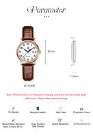 Reloj De Mujer Shengke Moda Diamante Dial Verde Diseño Original Reloj De Cuarzo Resistantes Al Agua Y Choque Con Correa De Cuero Y Caso Redondo - details 6