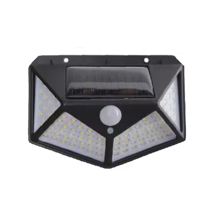 UD - Luz Solar Exterior con Sensor de Movimiento 100 LED – Máxima Luminosidad y 3 Modos de Uso, Resistente al Agua - 1
