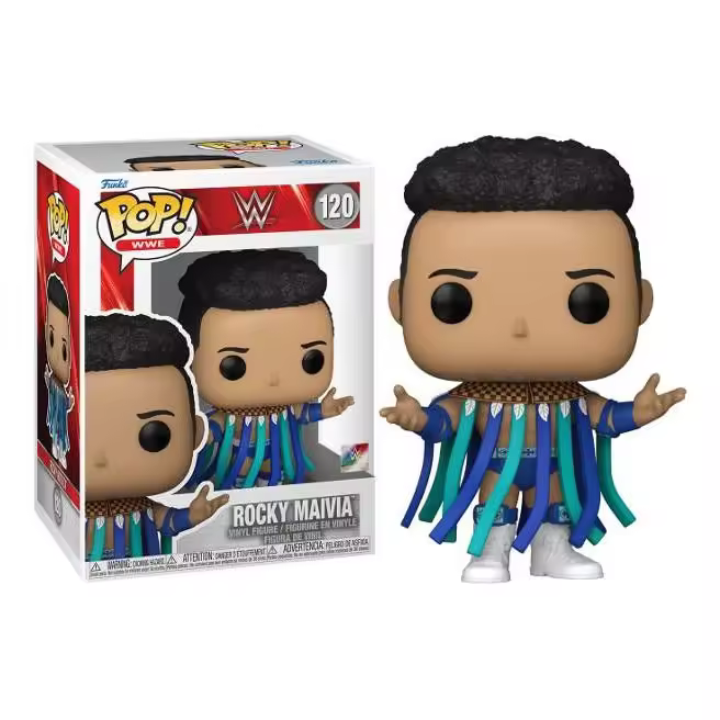 Funko Pop! WWE - Rocky Maivia 67401, Nº120 - 1