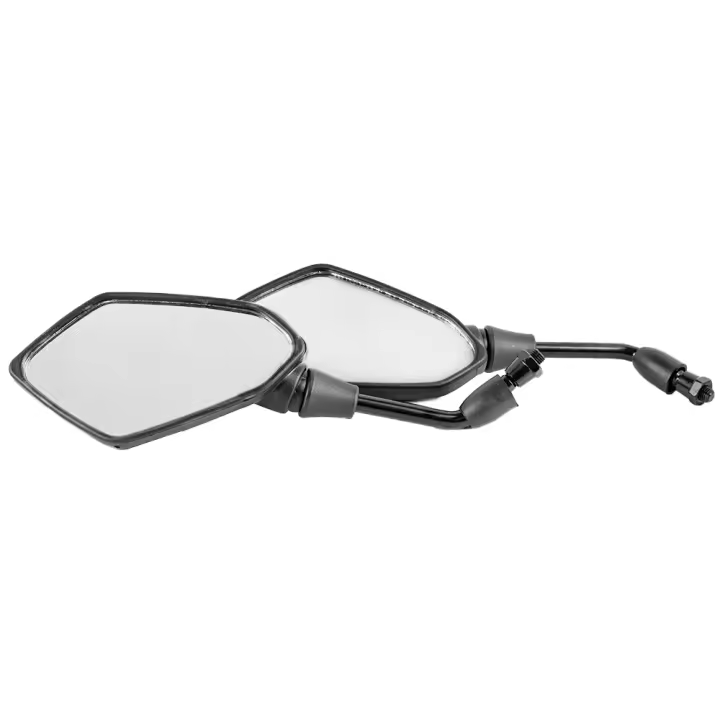Espejos Retrovisores Convexos Para Motocicleta 10mm Universal Para Barra De Manillar Scooter ATV Off-road Motorbike E-Bike - 1