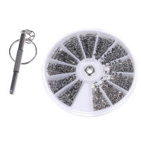 Set De Herramientas De Reparación De Gafas Y Reloj 600 Piezas Con Tornillos Y Destornilladores Para Reparación De Gafas Y Relojes - details 3