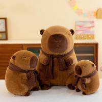 Muñeca De Capybara De Peluche Kapibala Con Bufanda Removible Juguete Textil Para Decoración De Hogar Y Coleccionistas - details 0