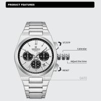 Reloj De Pulsera Deportivo Para Parejas NAVIFORCE NF8048 Para Mujeres Reloj De Cuarzo Acero Inoxidable Resistente Al Agua Regalo Ideal Para Amantes - details 3
