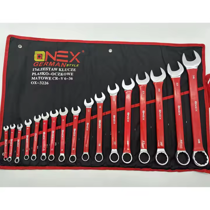 Juego de llaves mixtas, engomados para mejor agarre, desde llave 6 mm hasta 36mm - 1