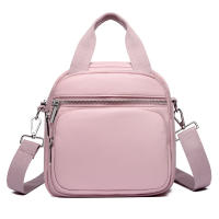 Nueva mochila para mujer, de color liso, pequeña, estilo coreano, a la moda, multiusos - details 3
