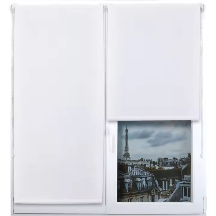 Maxia Market Estor enrollable Translucido Persiana Enrollable Blackout para Puertas y Ventanas con Cadena, Persianas Enrollable para fijación sin taladrar con Clip, protección Visual - 1