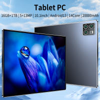 2025 Versión Global 10,1 Pulgadas Tablet Android 16GB Ram 1TB ROM Android 13.0 20000mAh Rojo Bluetooth 4G 5G Tabletas Pc Eszar - details 0