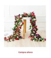 50Pcs Rosas De Seda Artificiales Para Decoración De Navidad Casa Comedor Vaso Jardín Exterior Decoraciones De Boda Bouquet DIY Venta Caliente - details 8