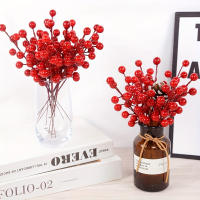 Decoración De Navidad Ramas De Uva Roja Y Estambul De Cerezo Para Decoración De Hogar Regalo De Año Nuevo Boda Accesorio De Flores - details 11