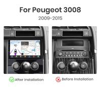 Junsun Android 13 Radio para Peugeot 3008 2009 2010 2011 2012 2013 2014 2015 de Coche con Chip Qualcomm de 8 Núcle de Coche con Chip Qualcomm de 8 Núcleos CarPlay Inalámbrico Autorradio Estéreo Pantalla HD Multimedia - details 2