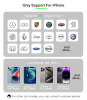 Adaptador De Carplay Mini Wireless Para Coche Plug And Play Bluetooth WiFi Para Peugeot 208 2008 308S 301 308 SW Expert Rifter 5008 - details 6