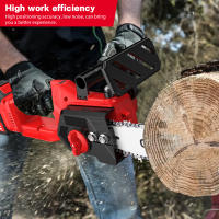 Motosierra eléctrica sin escobillas de 850W y 12 pulgadas, sierra con batería inalámbrica, herramienta eléctrica portátil para carpintería y jardín para batería de 21V y 18V - details 4