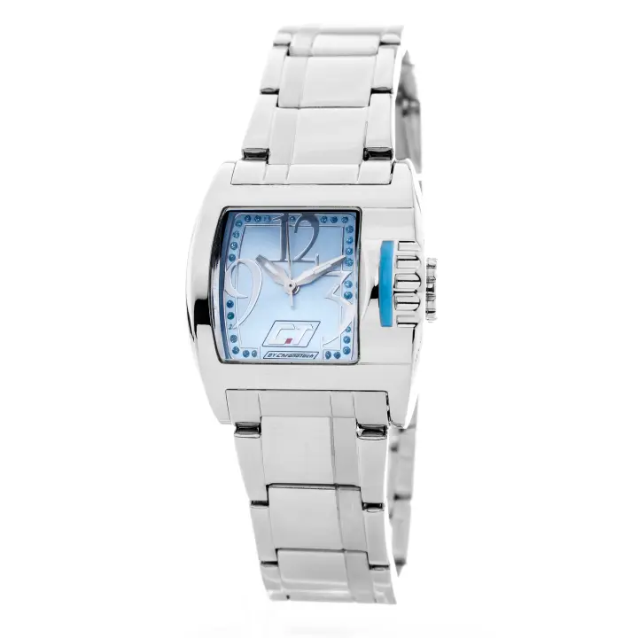 Chronotech Reloj Analógico para Mujer de Cuarzo con Correa en Acero Inoxidable CC7042B-06M - 1
