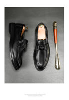 Zapatos De Cuero Para Hombre Mullidos Transpirables Zapatos De Business Casual Con Cubierta De Cuero Suave Suela Suave Para Otoño - details 8