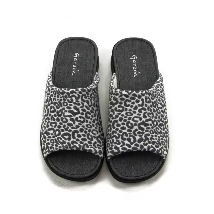 Garzón mod. 2530.150 zapatilla casa para mujer en tejido, sin cordones - 1