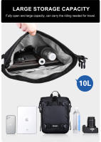 Set De Bolsa De Tanque Para Motocicleta Rhinowalk 10L Impermeable Universal Con Base Bolsas De Hombro Para Viaje Y Exterior - details 16