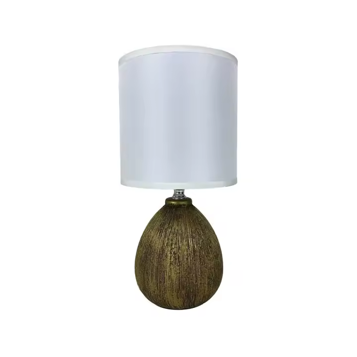 Lámpara de mesa Versa Lua 25 W Marrón Cerámica 11 x 28 x 11 cm - 1