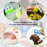 cepillos de uñas para uso diario: 4 tipos diferentes de cepillos de uñas con mango de plástico para limpiar uñas, para manos, pies y uñas. - details 4