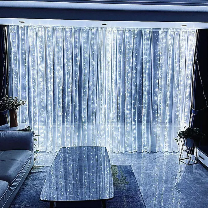 Luz De Cinta De 300 LED Para Ventanas Y Paredes 8 Modos De Iluminación Decoración Para Bodas Hogar Jardín Dormitorio Exterior E Interior - 1