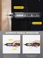 Mini Destornillador Eléctrico Recargable USB Set De 2000mah Multi-función Torque Herramientas De Reparación Desmontaje Potencia Ajustable Kit De Herramientas - details 4