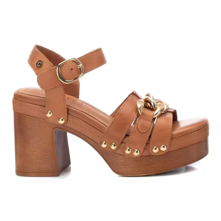 Carmela Sandalias de tacón CAMEL de color Camel - 1