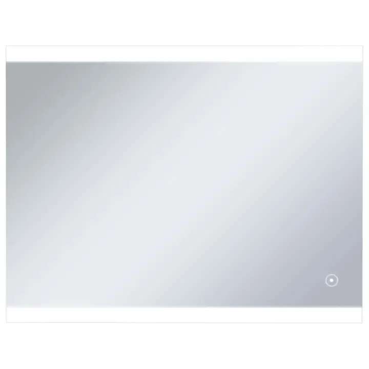 vidaXL Espejo de Pared de Baño con LED y Sensor Táctil Iluminación Dimensiones 80 x 60 cm, 100 x 60 cm - 1