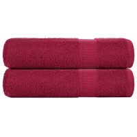 vidaXL Toallas de baño 2 uds 100x150 cm 360 gsm 100% algodón en color Marrón/Verde/Gris y más - details 7