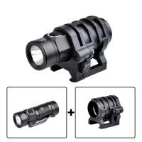 Set De 3 Linternas Tácticas Anti-seis Para Camping Y Caza Fuente De Luz LED Ajustable Para Casco No Incluye Baterías - details 3